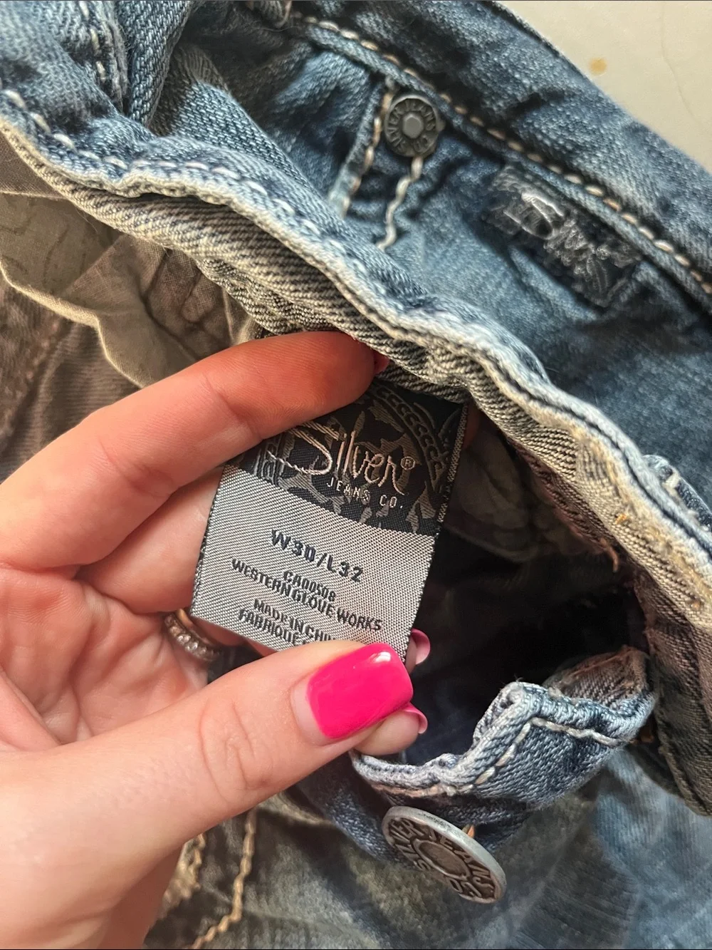 Men’s Silver Jeans W30/L32